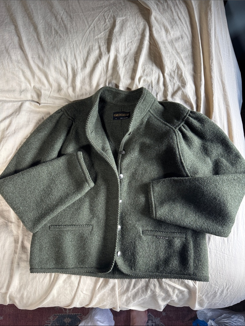 Vintage Geiger Boiled Wool Jacket